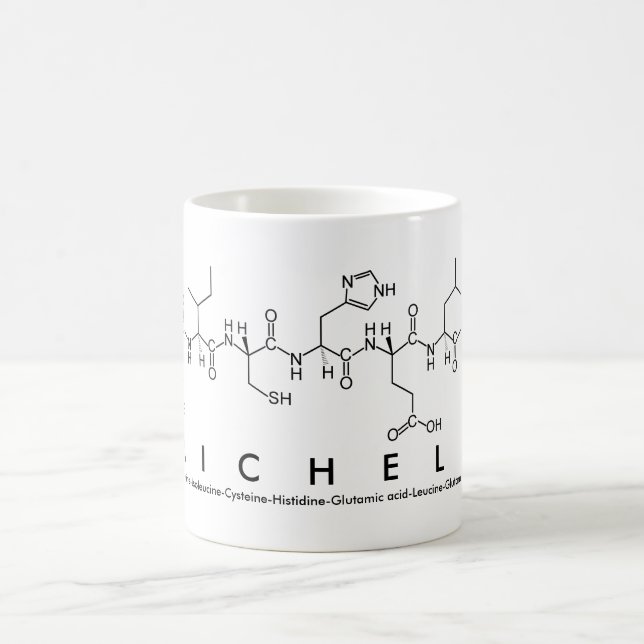 Michele peptide name mug (Center)