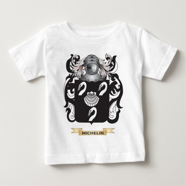 Michelin Coat of Arms (Family Crest) Baby T-Shirt (Front)