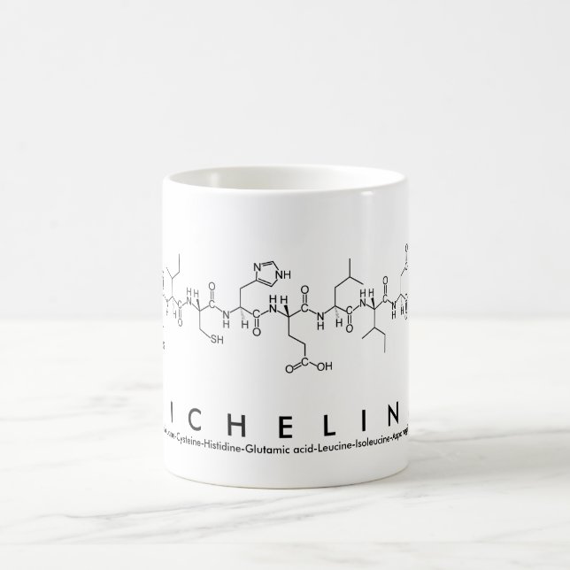 Michelina peptide name mug (Center)