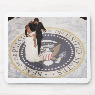 Michelle and Barack Obama Mouse Pad