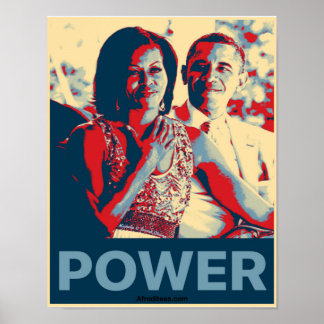 Michelle and Barack Obama Poster