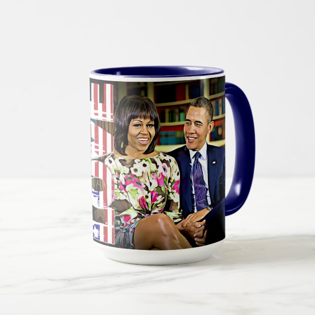 Michelle & Barack Obama Already Made America Great Mug (Front Right)