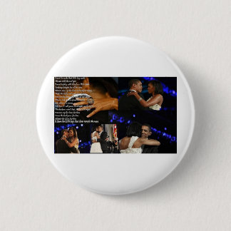 Michelle & Barack Obama Love 6 Cm Round Badge