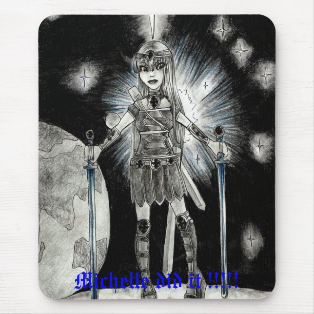 Michelle did it !!!!! mouse pad (Front)