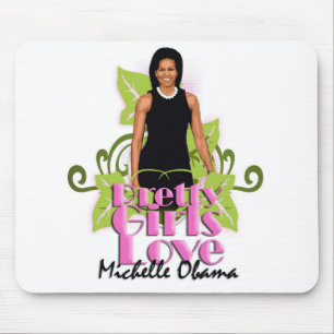 Michelle O "Pretty Girls Love" Computer pad Mouse Pad