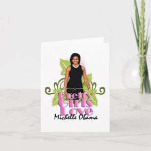 Michelle O "Pretty Girls Love" Notecard