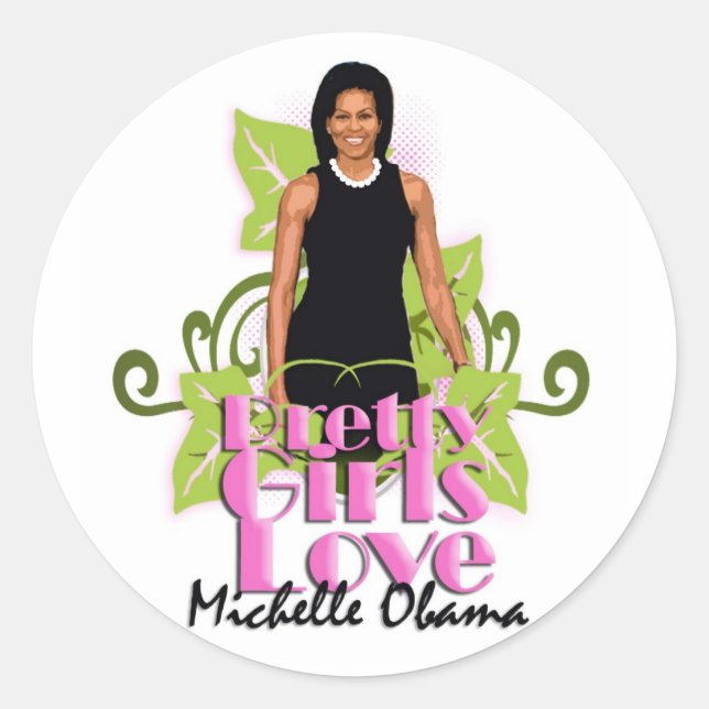 Michelle O "Pretty Girls Love" Stickers (Front)
