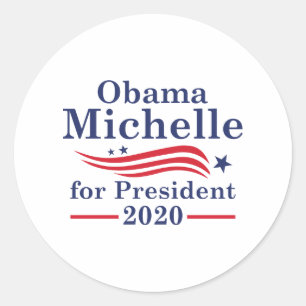 Michelle Obama 2020 Classic Round Sticker