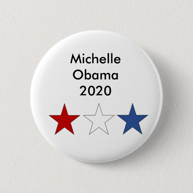 Michelle Obama 2020 Presidential Button (Front)