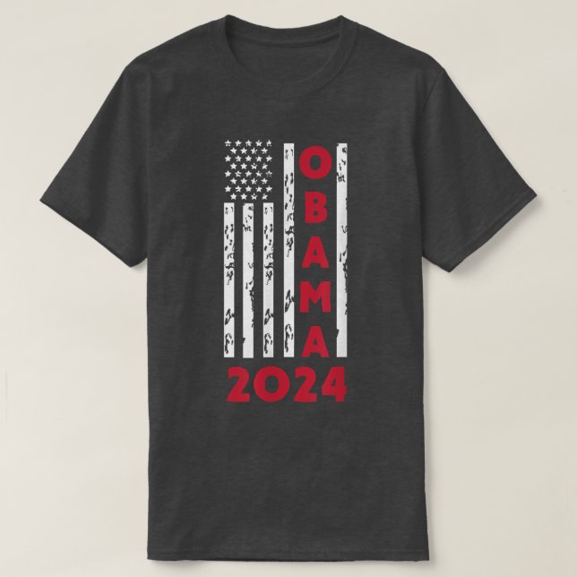 Michelle Obama 2024  Obama 24 President Liberal De T-Shirt (Design Front)