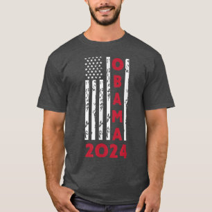 Michelle Obama 2024  Obama 24 President Liberal De T-Shirt