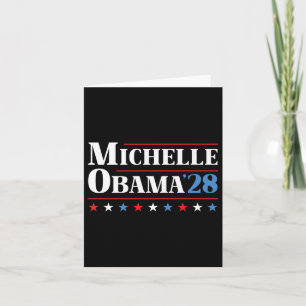 Michelle Obama 2028 For President Premium Card