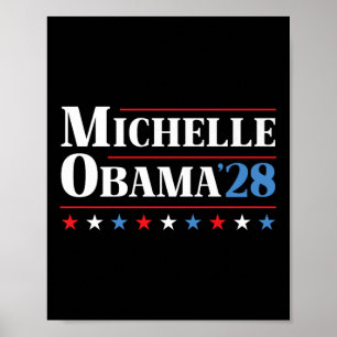 Michelle Obama 2028 For President Premium Poster