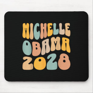 Michelle Obama 2028 For President Resist Wavy Groo Mouse Pad