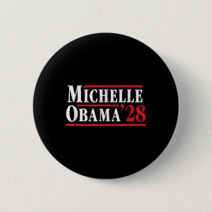 Michelle Obama 2028 - Retro Election Campaign  6 Cm Round Badge