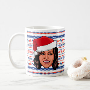 MICHELLE OBAMA Christmas Coffee Mug