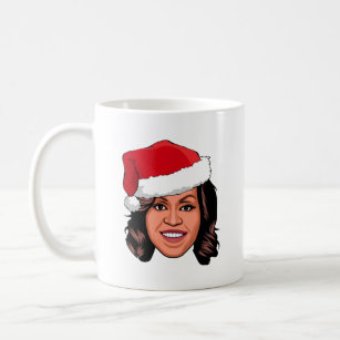 MICHELLE OBAMA Christmas Coffee Mug
