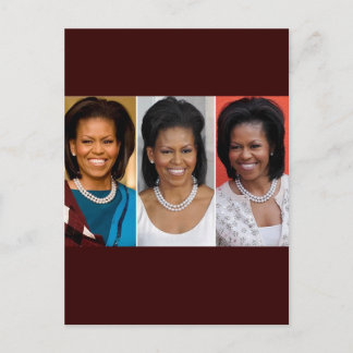 MICHELLE OBAMA COLLECTORS POSTCARD