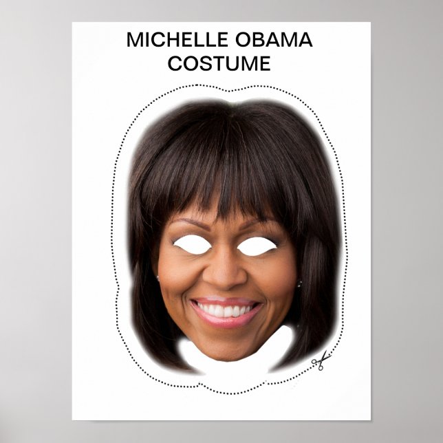 Michelle Obama Costume Poster (Front)
