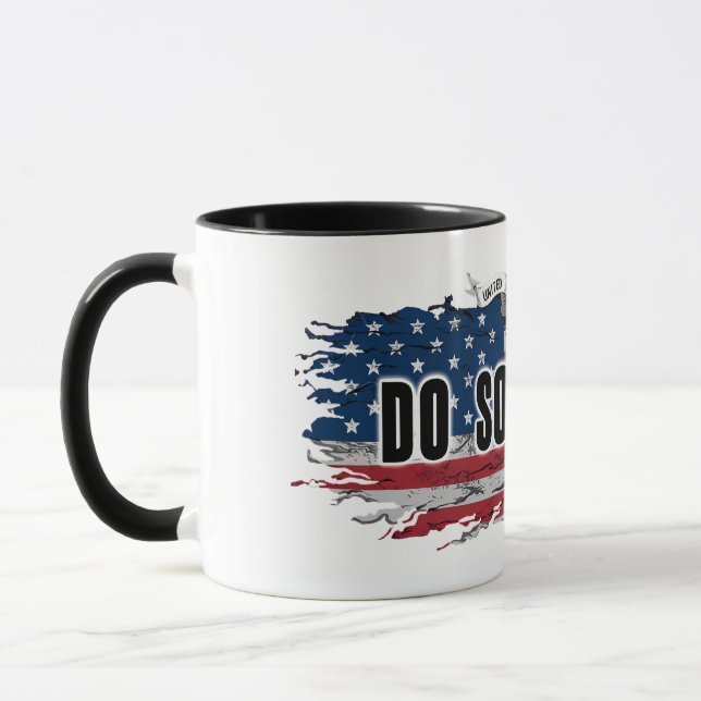 MICHELLE OBAMA "DO SOMETHING" Mug (Left)