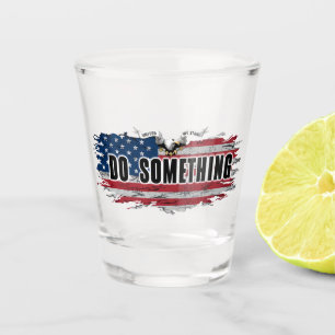 MICHELLE OBAMA "DO SOMETHING" Shot glass