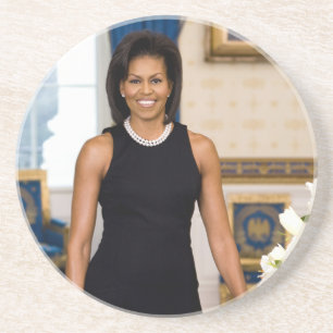 Michelle Obama Drink Coaster