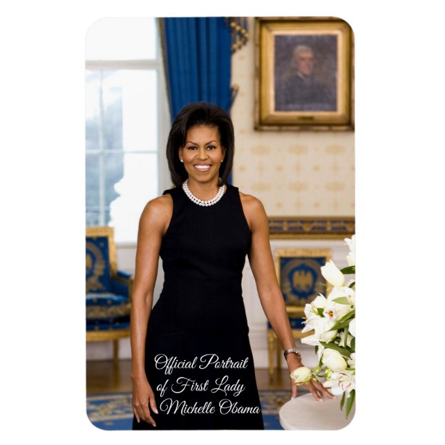 Michelle Obama Flexible Photo Magnet (Vertical)