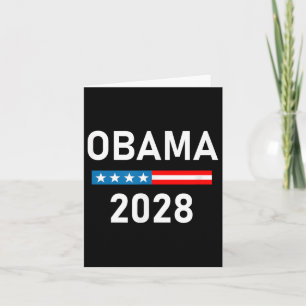 Michelle Obama For President Obama 2028 Card