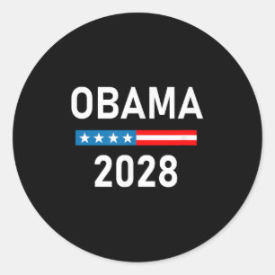 Michelle Obama For President Obama 2028 Classic Round Sticker