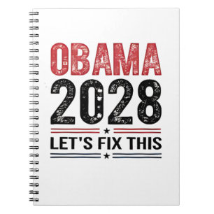 Michelle Obama for President Obama 2028   Notebook