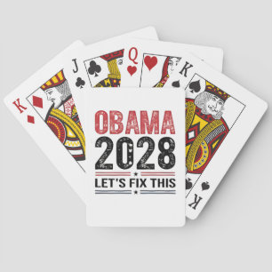 Michelle Obama for President Obama 2028   Playing Cards