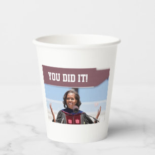 Michelle Obama - Graduation Paper cup