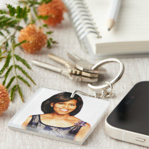 MICHELLE OBAMA KEY RING