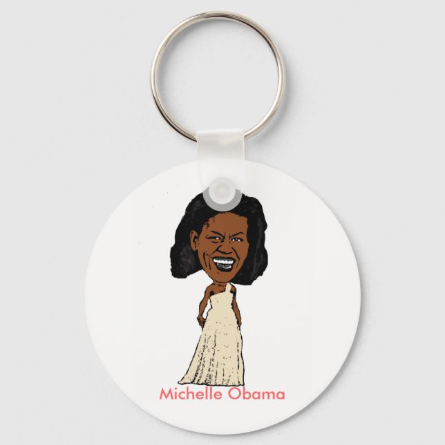 Michelle Obama keychain (Front)