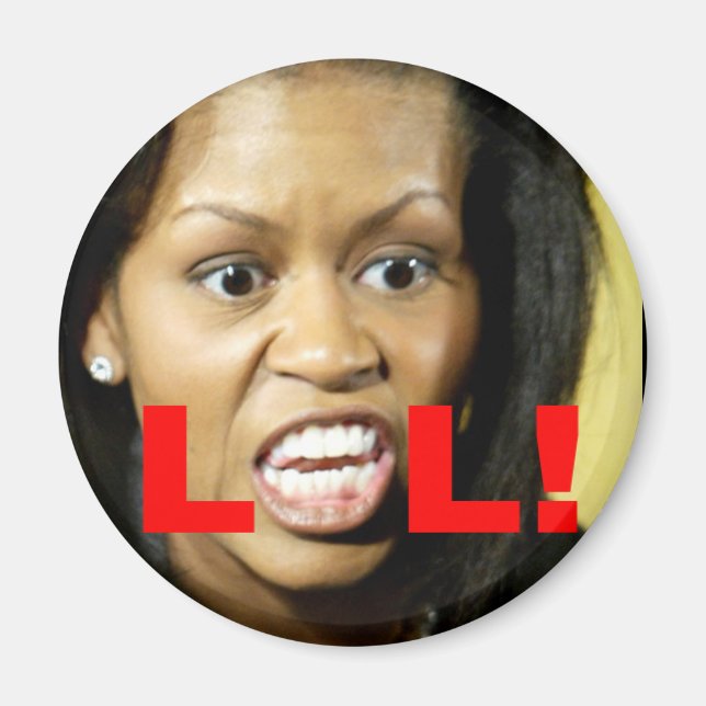 Michelle Obama LOL Magnet (Front)
