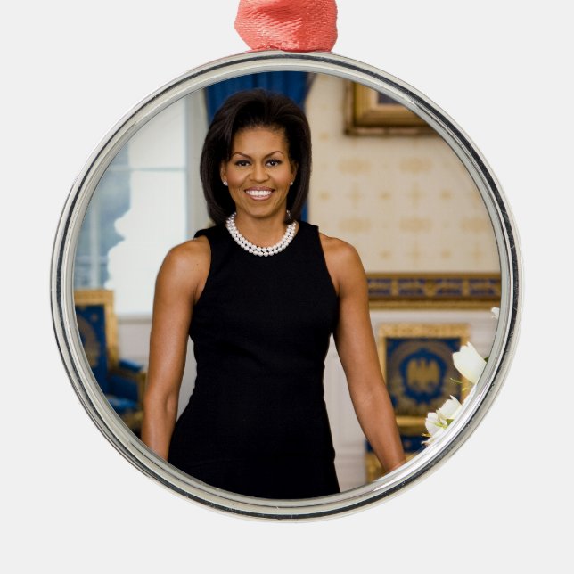 Michelle Obama Ornament (Front)