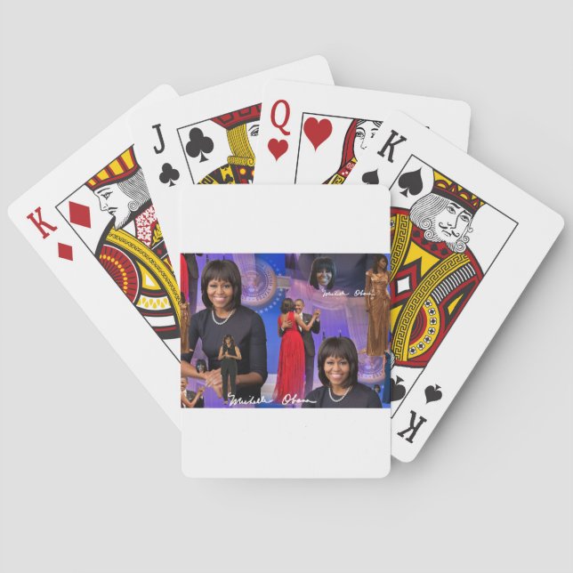 Michelle Obama Playing Cards (Back)