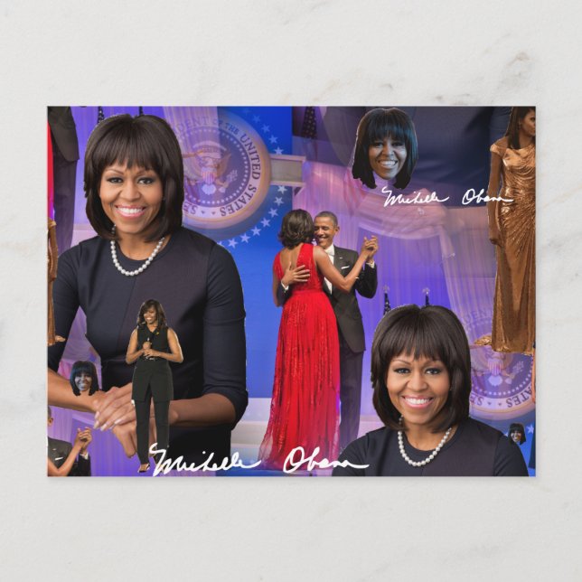 Michelle Obama Postcard (Front)