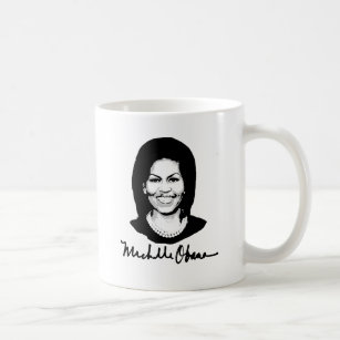 MICHELLE OBAMA SIGNATURE -.png Coffee Mug