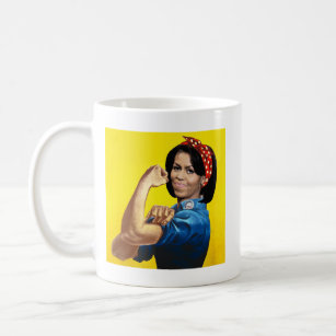 MICHELLE THE RIVETER.png Coffee Mug