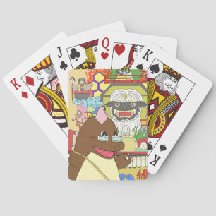 Michi no Eki Kujiyama Tsuchifukan Original Charact Playing Cards