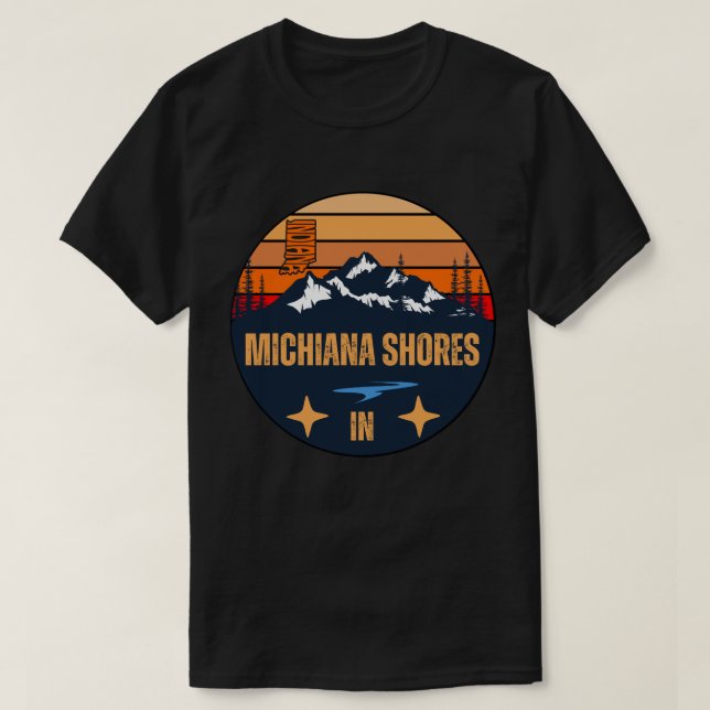 Michiana Shores, Indiana T-Shirt (Design Front)