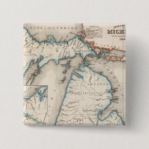 Michigan 2 15 cm square badge
