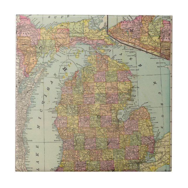 Michigan 4 ceramic tile (Front)