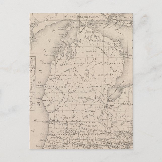 Michigan 9 postcard (Front)