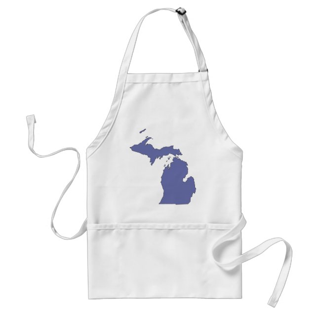 Michigan: A BLUE State Standard Apron (Front)
