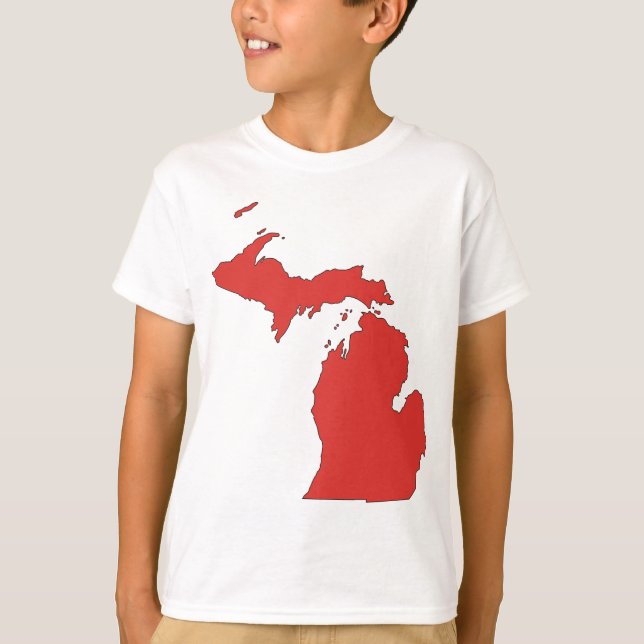 Michigan: A RED State T-Shirt (Front)