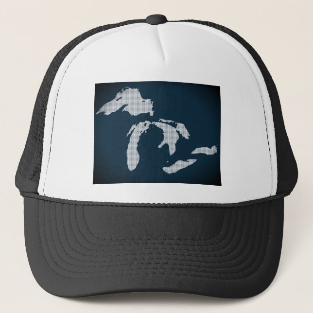 Michigan and the Great Lakes Trucker Hat (Front)