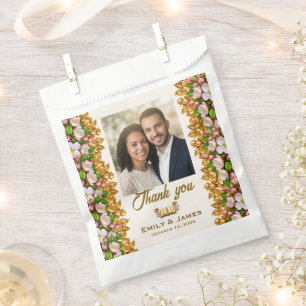Michigan Apple Blossom Wedding Seed Packet Favour Bag