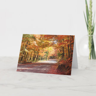 Michigan Autumn Card